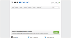 Desktop Screenshot of infeduc.com.br