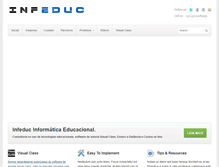 Tablet Screenshot of infeduc.com.br